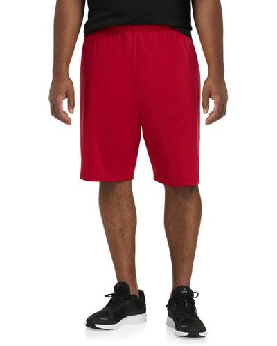 Reebok Big & Tall Performance Insert Tech Athletic Shorts - Red