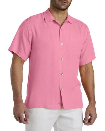 Tommy Bahama Big & Tall Tropic Isles Sport Shirt - Pink