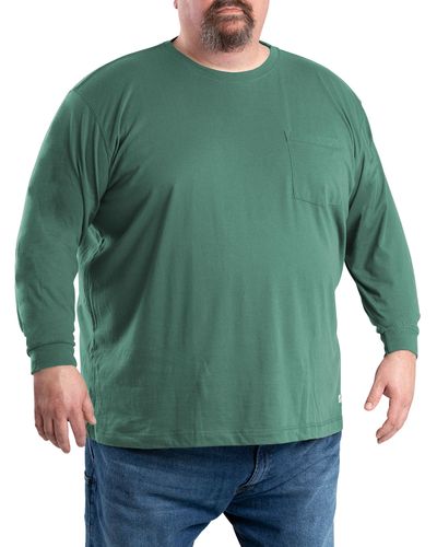 Bernè Big & Tall Performance Long-sleeve T-shirt - Green