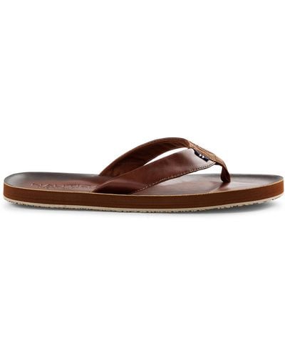 Nautica Big & Tall Thong Sandals - Brown