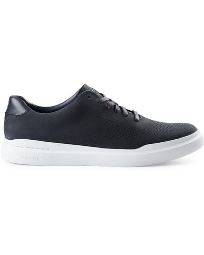 Cole Haan Big & Tall Grandpro Rally Laser Cut Sneakers - Blue