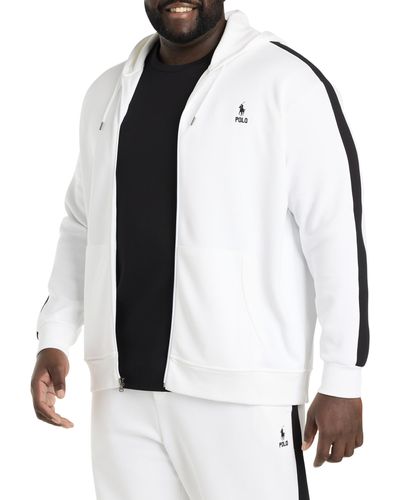 Polo Ralph Lauren Big & Tall Double-knit Tech Hoodie - White