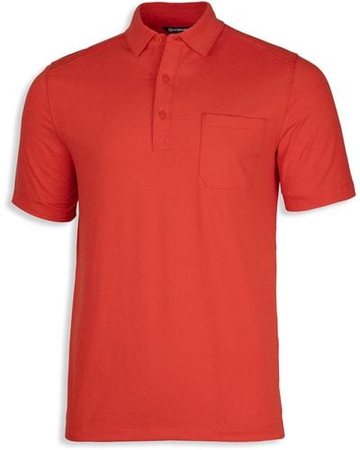 Cutter & Buck Big & Tall Cutter & Buck Advantage Jersey Polo Shirt - Red