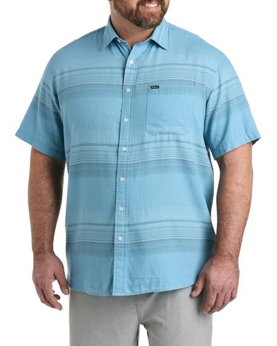 O'neill Sportswear Big & Tall Seafaring Stripe Sport Shirt - Blue