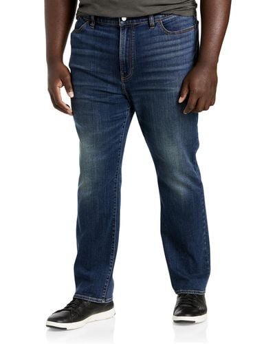 Lucky Brand Big & Tall Lucky Brigden Athletic-fit Stretch Jeans - Blue