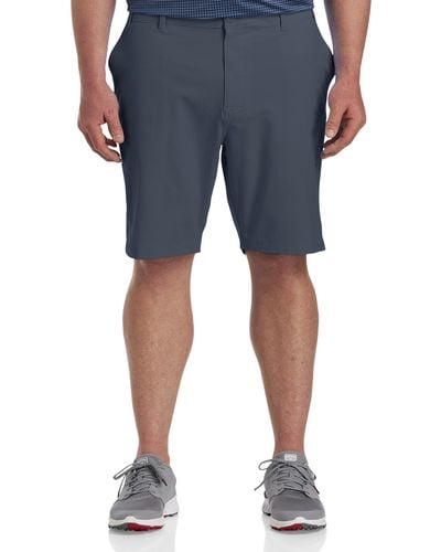 Callaway Apparel Big & Tall Everplay Flat-front Golf Shorts - Blue