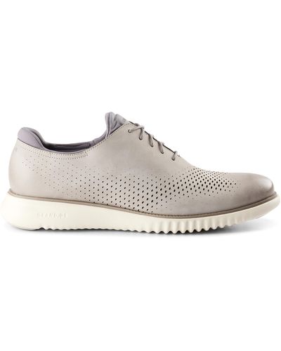 Cole Haan Big & Tall Zero Grand Laser 2.0 Oxford Shoes - White