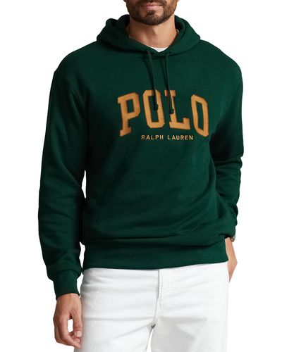 Polo Ralph Lauren Big & Tall Fleece Logo Hoodie - Green