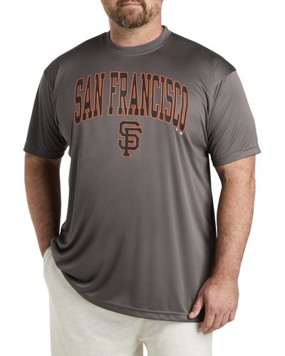 MLB Big & Tall Team T-shirt - Gray