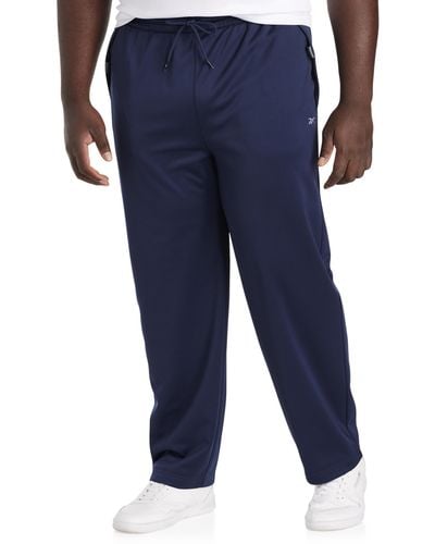 Reebok Big & Tall Performance Fleece Open-hem Pants - Blue