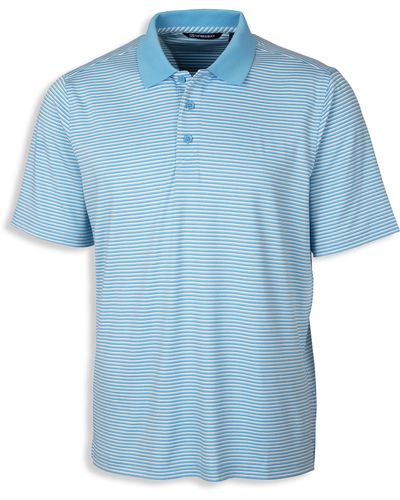 Cutter & Buck Big & Tall Cutter &amp Buck Cb Drytec Stripe Stretch Polo Shirt - Multicolor