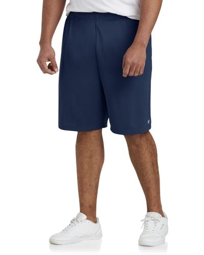 Reebok Big & Tall Performance Tech Mesh Shorts - Blue