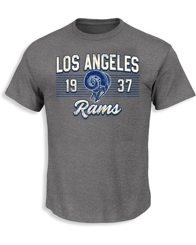 Nfl Big & Tall Heather Home Graphic Tee - Gray