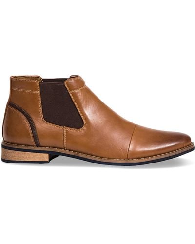 Deer Stags Big & Tall Argos Chelsea Boots - Brown