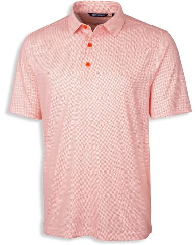 Cutter & Buck Big & Tall Cutter& Buck Cb Dry Tec Pike Polo - Pink