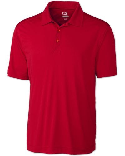 Cutter & Buck Big & Tall Cutter & Buck Drytec Northgate Polo Shirt - Red
