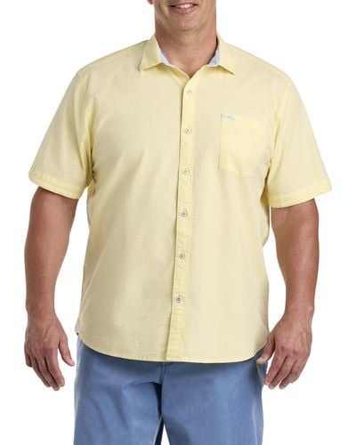 Tommy Bahama Big & Tall Nova Wave Sport Shirt - Natural
