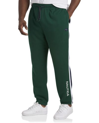 Nautica Big & Tall Fleece Sweatpants - Green