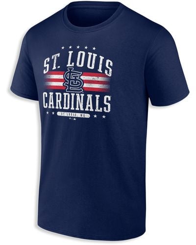 MLB Big & Tall Americana Team T-shirt - Blue