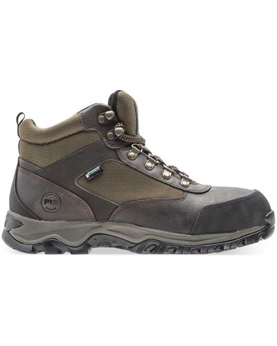 Timberland Big & Tall Keele Ridge Safety Work Boots - Brown