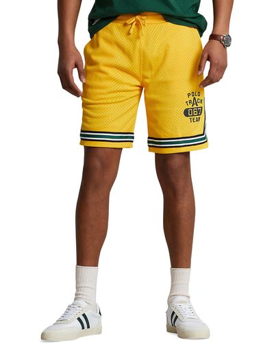Polo Ralph Lauren Big & Tall Basketball Shorts - Yellow