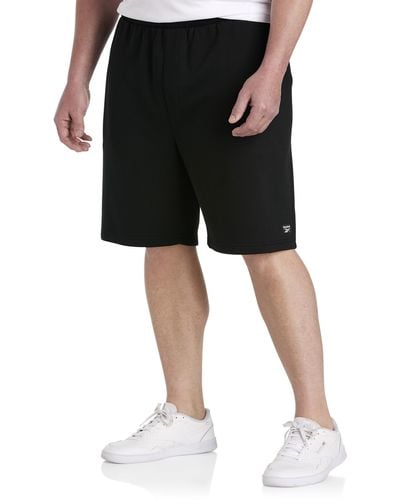 Reebok Big & Tall Hybrid Shorts - Black