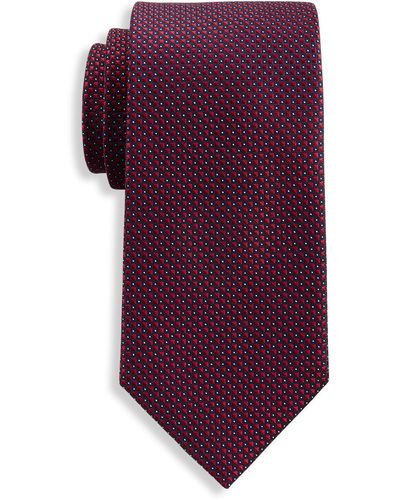 Michael Kors Big & Tall Weston Mini Dotted Tie - Purple