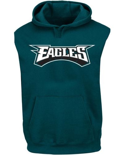 Nfl Big & Tall Performance Hooded Muscle Tee - Green