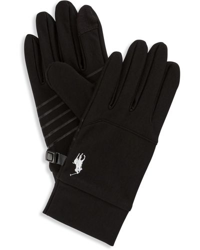Polo Ralph Lauren Big & Tall Commuter Touch Gloves - Black