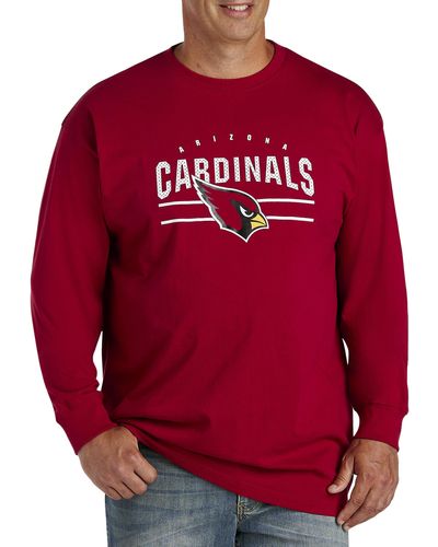 Nfl Big & Tall Long-sleeve Graphic Tee - Red
