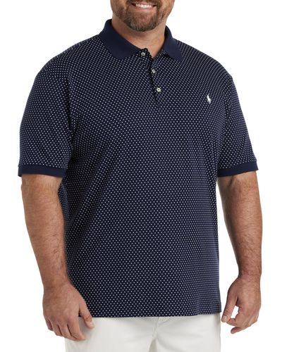 Polo Ralph Lauren Big & Tall Preppy Dot Polo Shirt - Blue