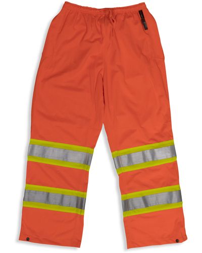 Tough Duck Big & Tall Safety Pull-on Pants - Red