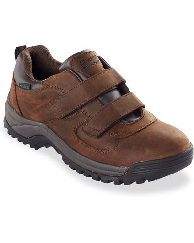 Propet Big & Tall Propet Cliff Walker Low-strap Walking Shoes - Brown