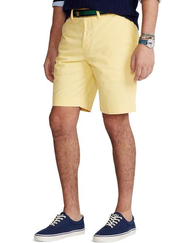 Polo Ralph Lauren Big & Tall Stretch Twill Shorts - Yellow