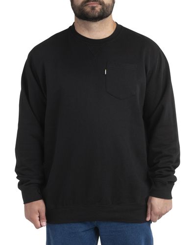 Bernè Big & Tall Appalachian Crewneck Sweatshirt - Black