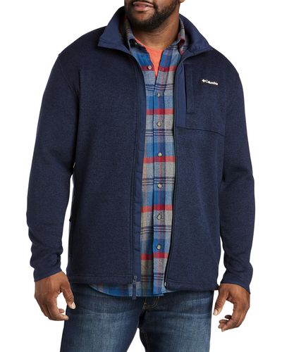 Columbia Sweater Weather Full-zip Jacket - Blue
