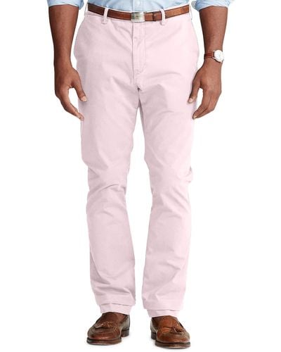 Polo Ralph Lauren Big & Tall Stretch Chino Pants - Pink