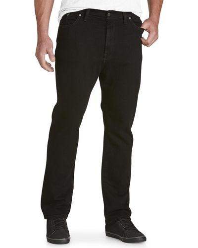 Lucky Brand Big & Tall Athletic-fit Stretch Jeans - Black