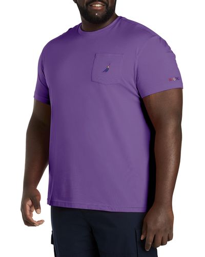 Nautica Big & Tall Pride T-shirt - Purple