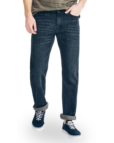 Nautica Big & Tall Relaxed Straight Fit Stretch Denim Jeans - Multicolor