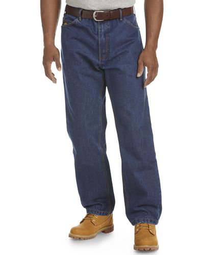 Bernè Big & Tall Flame-resistant 5-pocket Jeans - Blue