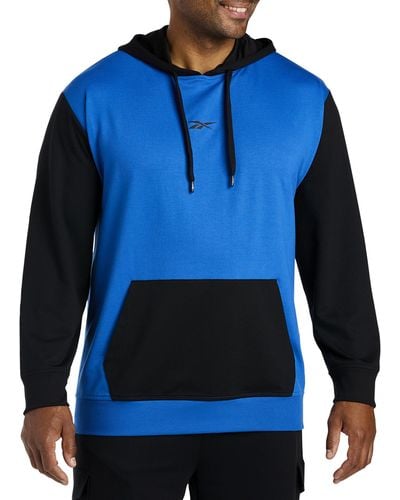 Reebok Big & Tall City Collection Speedwick Pullover Hoodie - Blue