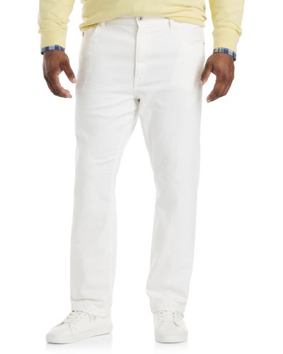 Nautica Big & Tall Glacier Bay Straight-fit Denim Jeans - White