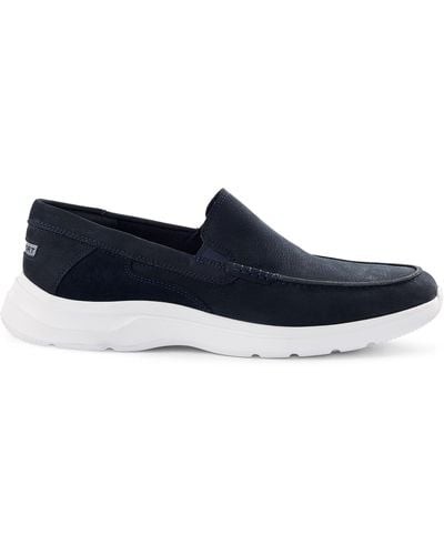 Rockport Big & Tall Patterson Double-gore Slip-ons - Blue