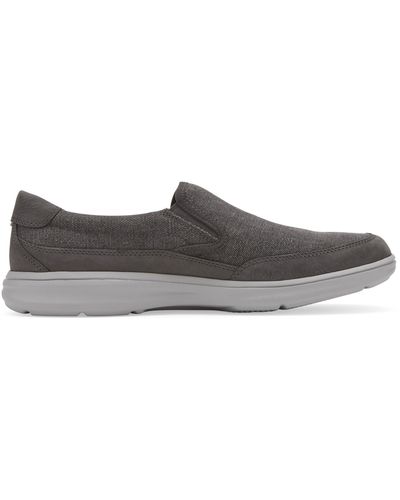 Rockport Big & Tall Beckwith Double-gore Slip-ons - Gray