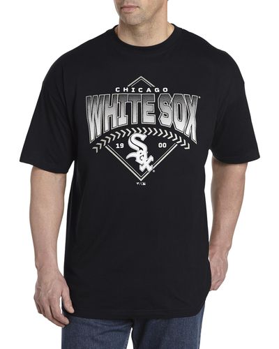 MLB Big & Tall Heather Team T-shirt - White