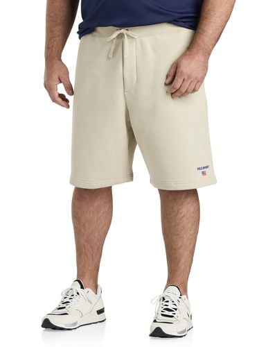 Polo Ralph Lauren Big & Tall Polo Sport Fleece Shorts - Natural