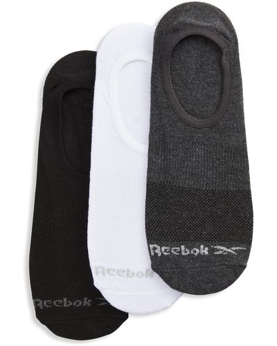 Reebok Big & Tall Vector 3-pk Sock Liners - Black