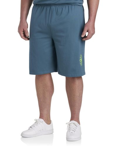 Champion Big & Tall Jersey Logo Shorts - Blue
