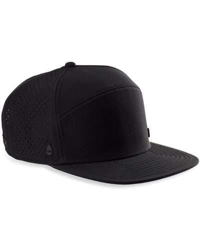 Melin Big & Tall Hydro Trenches Icon Flat Cap - Black
